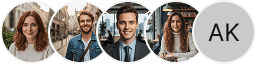 Multiple investor profile avatars on Damar Nilaitek trading review block
